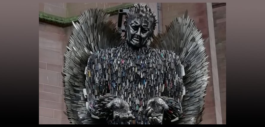 Knife Angel provides a spotlight on knife crime in the UK Knife Angel provides a spotlight on knife crime in the UK